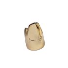 Metallic Nail Sleeve Ring — Short or Long — Gold-colored — short 0.79 in (20 mm)