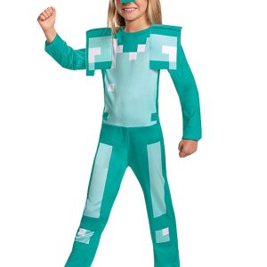 Minecraft Simplified Diamond Armor Kids Jumpsuit & Headwear actual seller product photograph