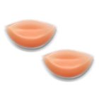 Nude crescent bra insert pair