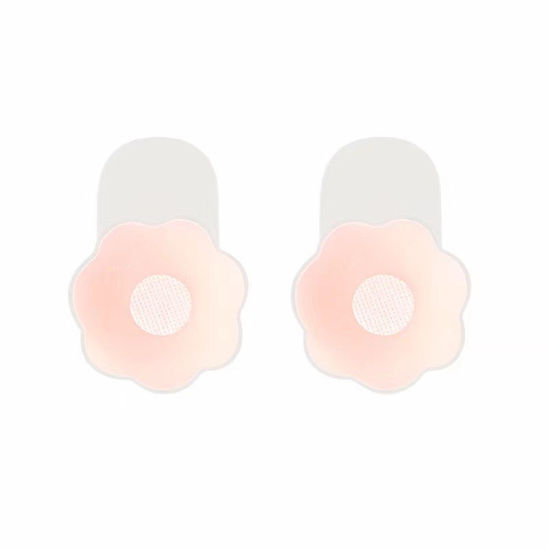 Flower-shaped nude lift covers, one pair