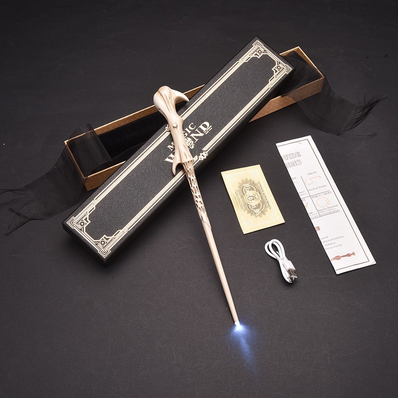 Pale hooked illuminated wizard wand design