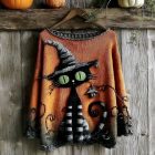 Halloween patchwork graphic top design 09