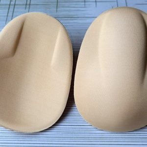 Nude classic underwear shaping insert, front and reverse