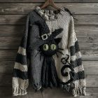 Halloween patchwork graphic top design 05
