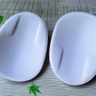 White classic underwear shaping insert, front and reverse