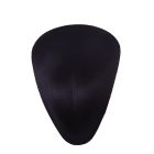 Black smooth triangular underwear contour insert with reverse view
