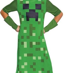 Green Pixel-World Girls Costume — Tunic Style actual seller product photograph