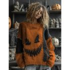 Halloween patchwork graphic top design 08