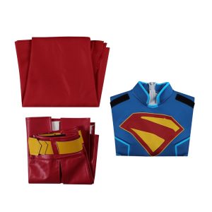 Supergirl costume top cape skirt and belt components
