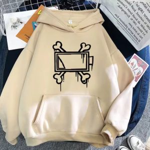 Uzi emblem pullover hoodie in the pictured style6135